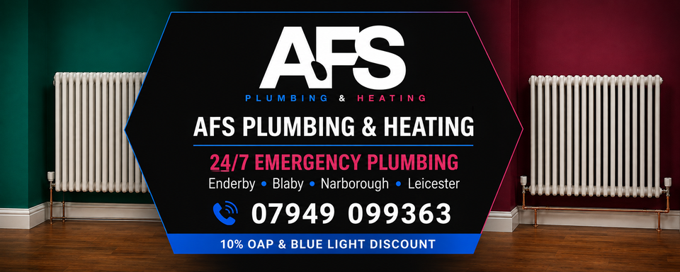 AFS Plumbing and Heating serving Leicester and nearby areas