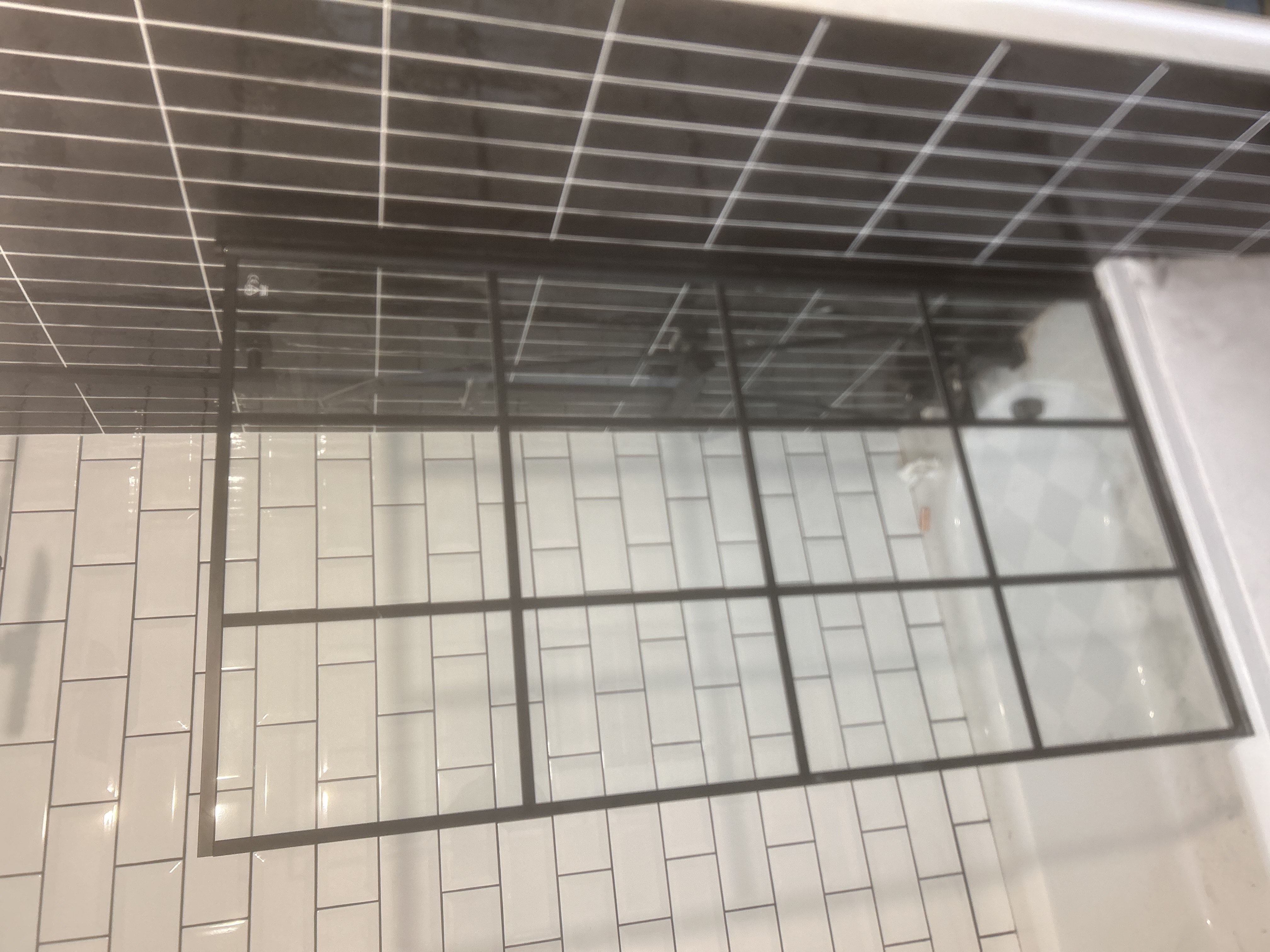 Completed shower installation by AFS Plumbing and Heating