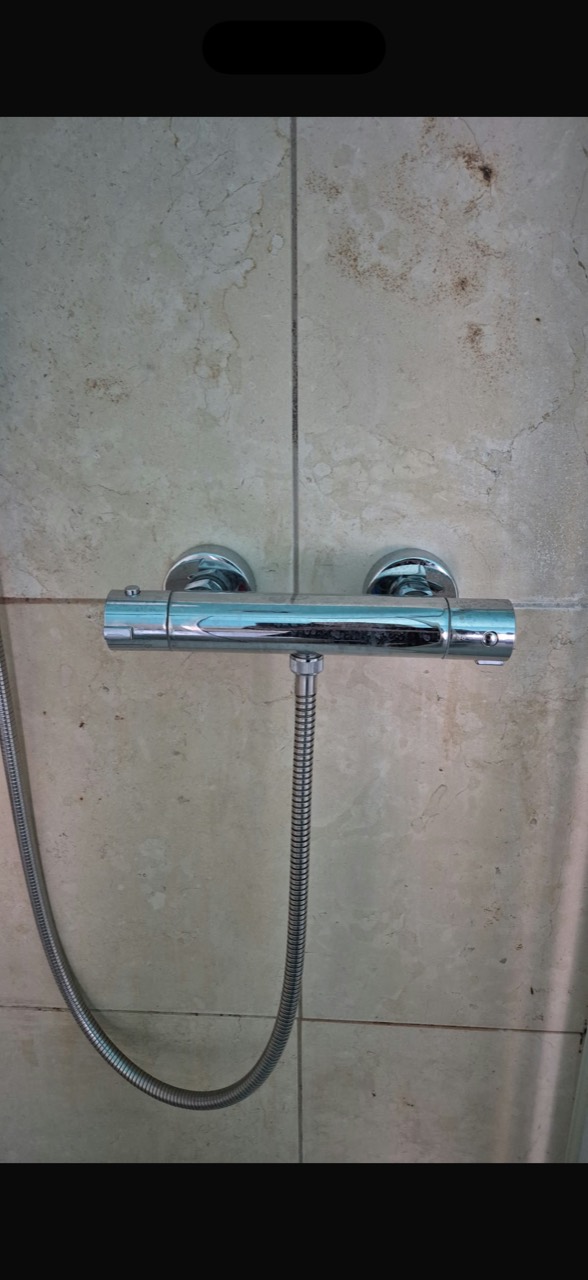 Completed bar shower replacement after the original temperature control failed in Leicester Forest East