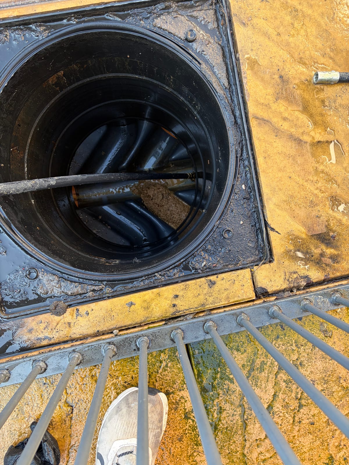 Drain rodded while clearing a downstairs toilet blockage in Whetstone